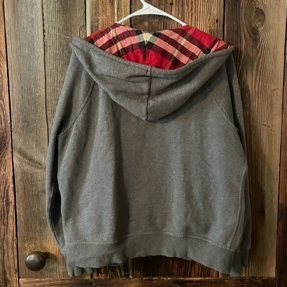 Burberry Men’s Gray Long Sleeve Drawstring Full Zip Hoodie Sz XL COA 🔥 EUC - Picture 7 of 14